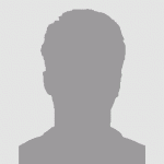 een grijs silhouet van een persoon om te gebruiken als er geen foto van een persoon beschikbaar is